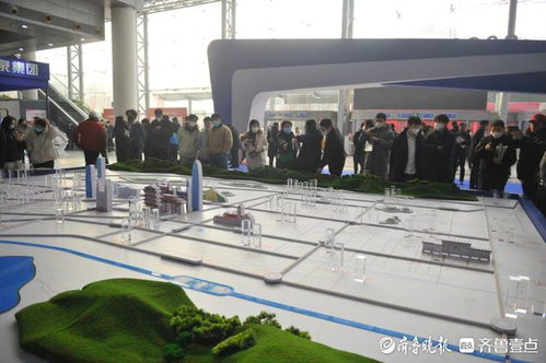 济南精品楼盘都在这了 房展会现场最大沙盘引围观
